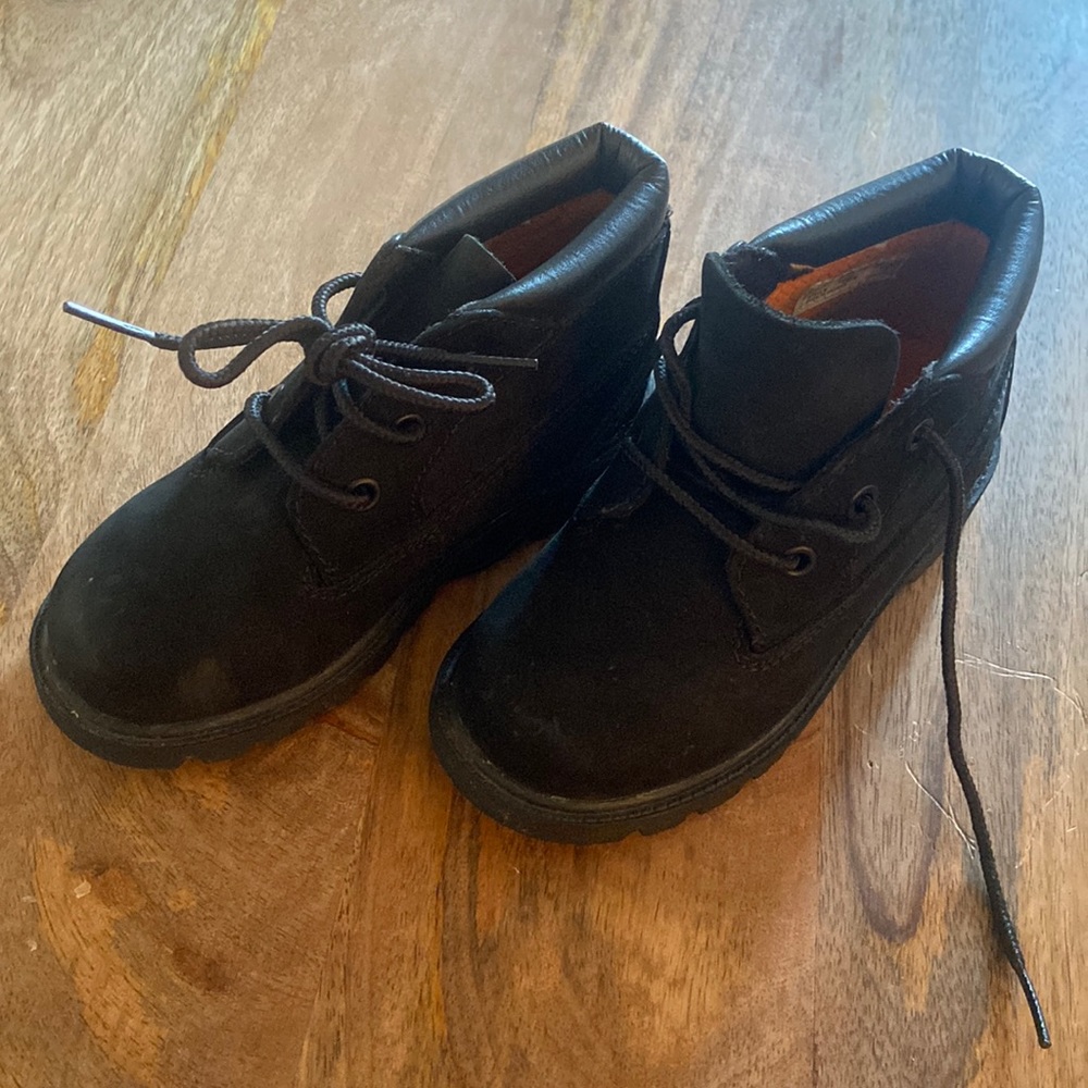 Toddler Boys | Timberlands | Black Boots | Size 9